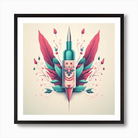 Tattoo Ink Design Art Print