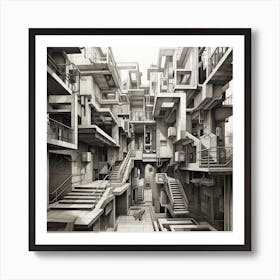 Futuristic City Art Print