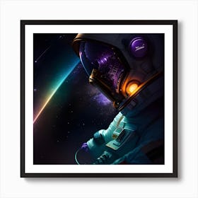 Space Wallpaper Art Print