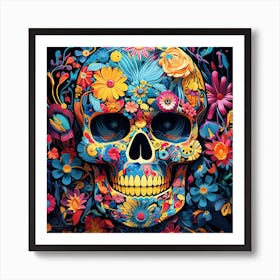 Sugar Skull 3 Art Print