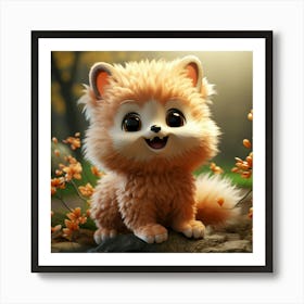 Cute Cub Art Print