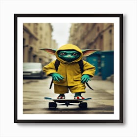 Yoda picture Art Print