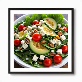 Spinach Salad Art Print