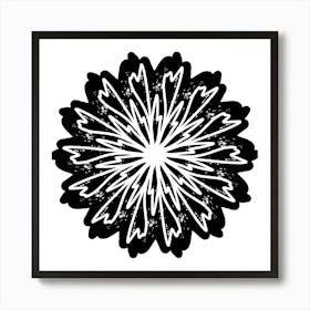 Snowflake 48 Art Print