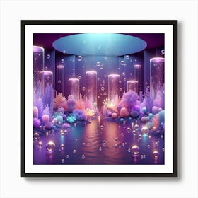 Underwater Scene Art Print