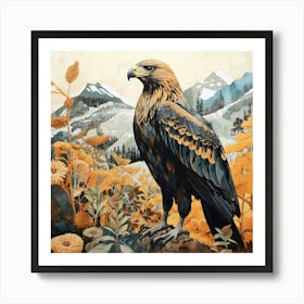 Bird In Nature Golden Eagle 2 Art Print