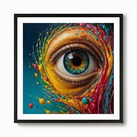 Eye Of The Rainbow 1 Art Print