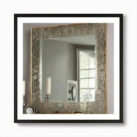 Deco Mirror Art Print