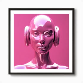 Pink Mannequin 1 Art Print