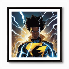 Lightning Bolt 3 Art Print