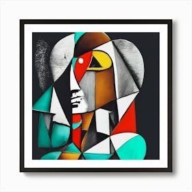 Abstract By Pablo Picasso Art Print