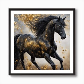 Black beauty Art Print