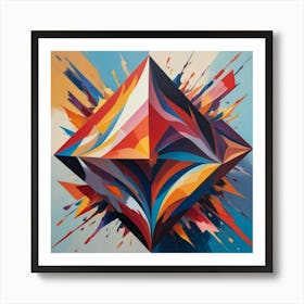 Abstract Diamond Paintings Art Print Art Print