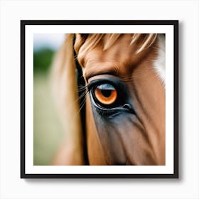 Eye Of A Horse 4 Art Print