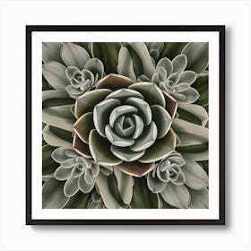 Succulent Plant Art Print