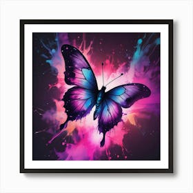 Butterfly Painting 219 Art Print