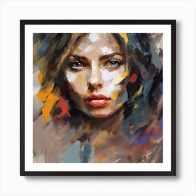 Portrait Of A Woman 1 Art Print