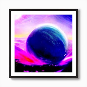 Galaxy In Space Art Print