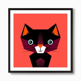 Kids Room Cat Art Print