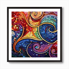 Mosaic Art Art Print