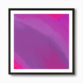 Abstract Painting in Swirls of Purple Art Print