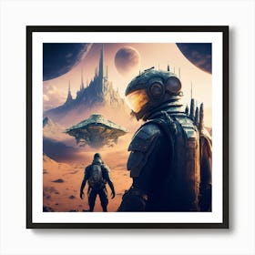 Space Aliens Art Print