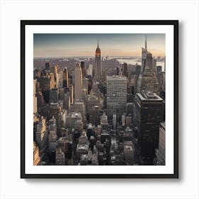 New York City Skyline Art Print