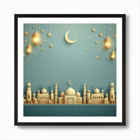 Ramadan Background 2 Art Print