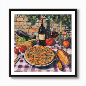 Trattoria Dei Sapori Antichi Trattoria Italian Food Kitchen Poster