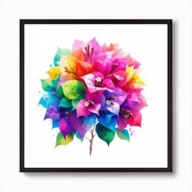 Colorful Bougainvillea Art Print