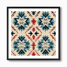 Navajo Southwestern Pattern Art Print