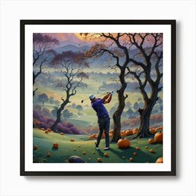 PUMKIN Woods Art Print