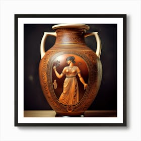 Greek Vase 1 Art Print