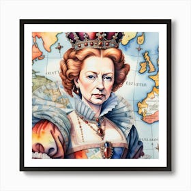 Queen Elizabeth I 14 Art Print