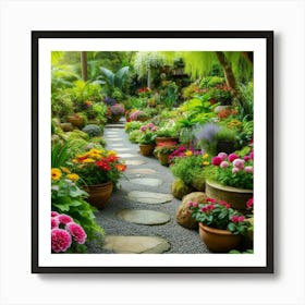 Garden Path 18 Art Print