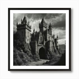 Castle In The Clouds 17 Art Print