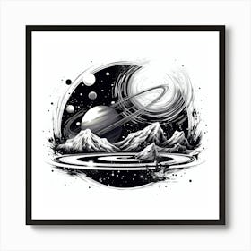 Saturn Art Print