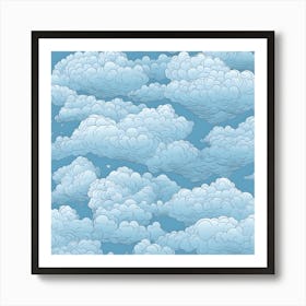 Cloudy Sky Art Print