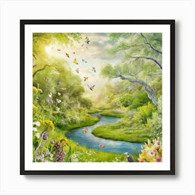 nature music Art Print