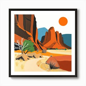 Arizona Desert 2 Art Print