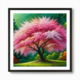 Cherry Blossom Tree 1 Art Print