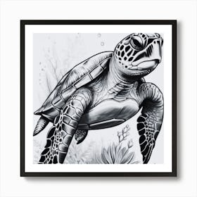 Sea Turtle Art Print