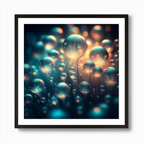 Bubbles In The Water Art Print