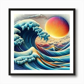 Great Wave 2 Art Print