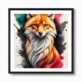 prettey wolf Art Print