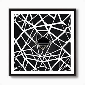 Black And White Abstract Art Print