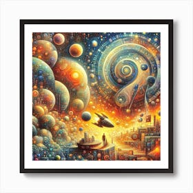 Space City Art Print