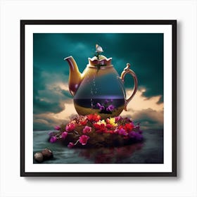 Coffee Pot Upscayl 4x Realesrgan X4plus Anime Art Print