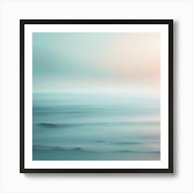 Sunset Over The Ocean 1 Art Print