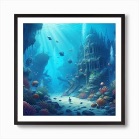 Underwater Fantasy Art Print